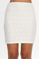 Landrea Lace Skirt White