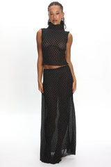 LIONESS Ford Top Onyx Polka