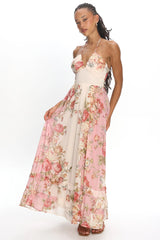 Hilariah Halter Maxi Dress Pink