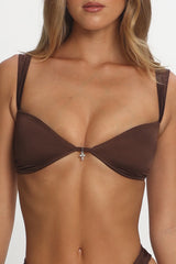 LIONESS Lila Top Chocolate