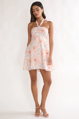 Paulette Halterneck Sun Dress Floral
