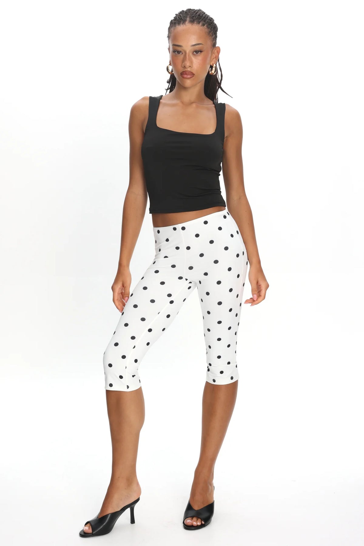 LIONESS Starlight Capri Cream Polka