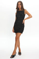 LIONESS Guccio Mini Dress Onyx